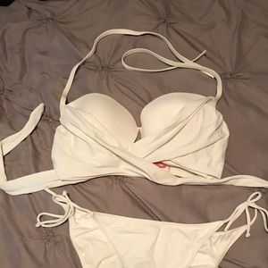 Victoria’s Secret white bikini